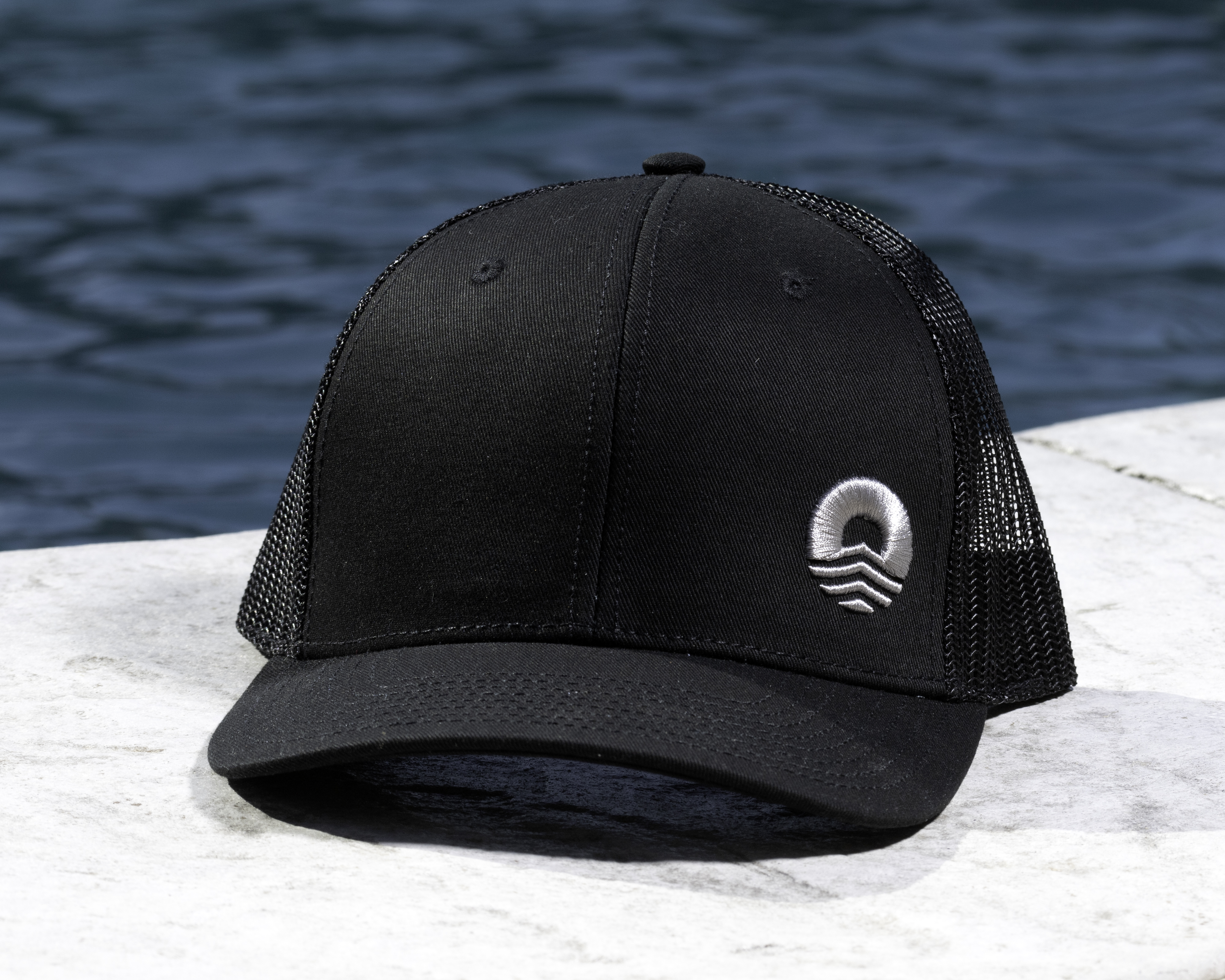 Island Culture Classic Black Snapback Hat